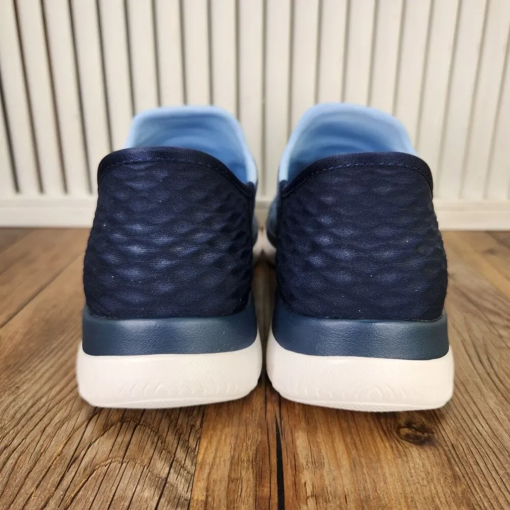 Skechers Slip-Ins Summits Dazzling Haze Hands Free Shoes Womens Sz 8 Blue 149937